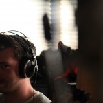 Rob, about to do a take.